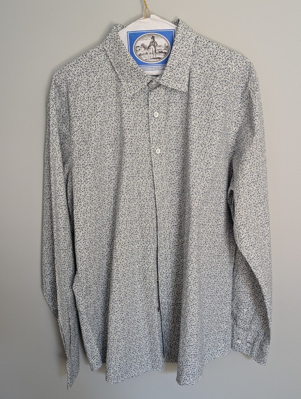 NWT Men's Long-Sleeve Print Buttondown